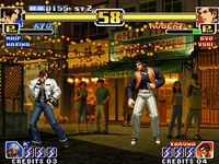 une photo d'Ã©cran de The King of Fighters 99 - Millenium Battle sur SNK Neo Geo